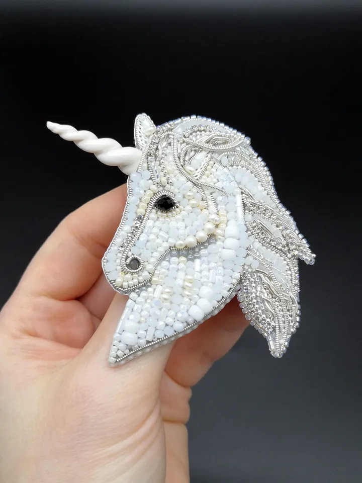 Unicorn Brooch