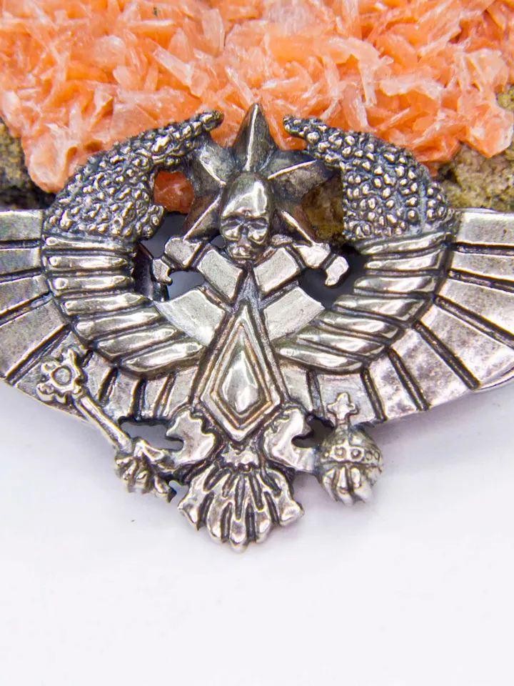 Aquila of the Valhallan Ice Warriors Badge (German Silver CuNiZn)