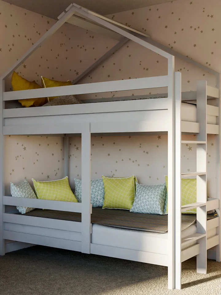 Loft Bunk Bed Plan, Twin Size, PDF, DIY