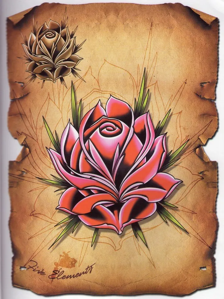 Five Elements tattoo - Flower
