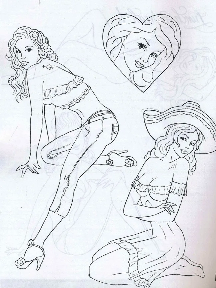 Tim Hendricks Book of Pin-Ups Vol.1