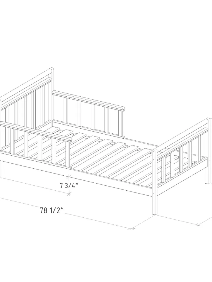 Toddler Bed Plan, Twin Size, PDF, DIY