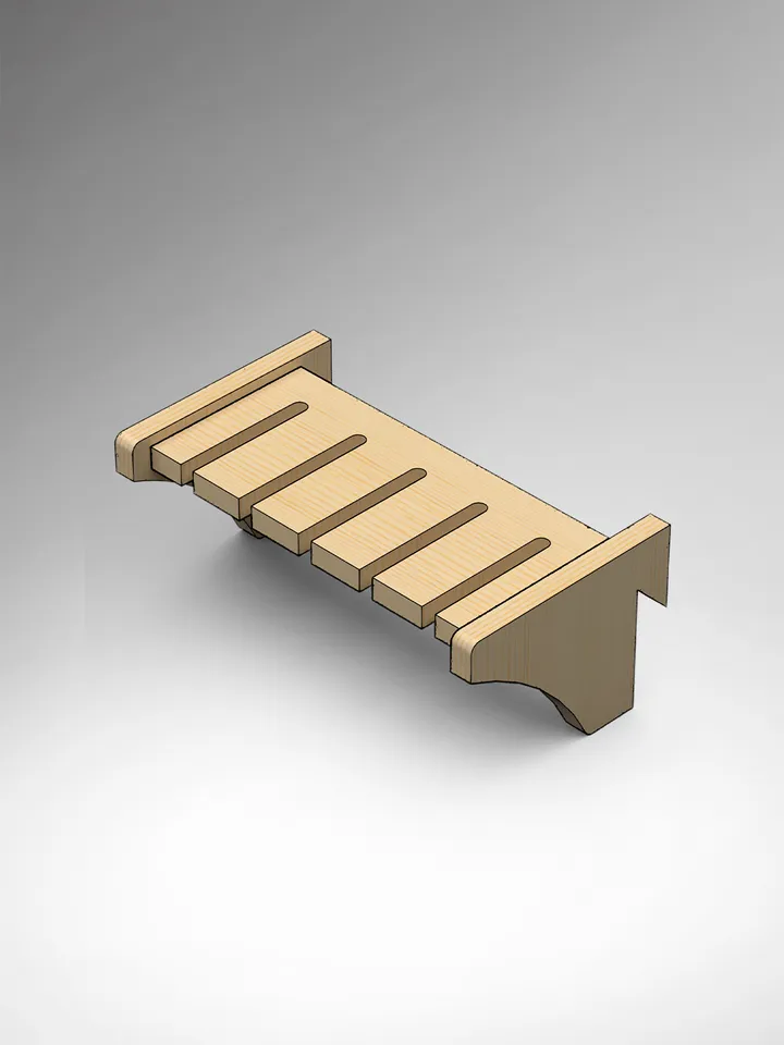 Clamp Rack Plans (PDF, SVG) for Workshop – DIY French Cleat Storage System