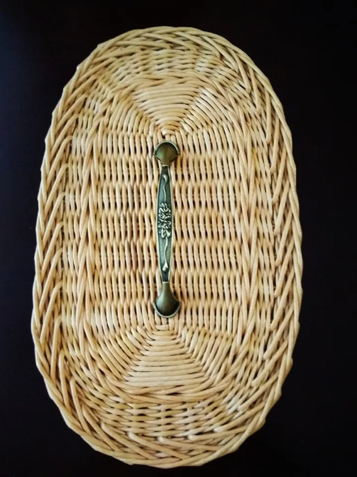 Basket with Lid Bread Basket Bread Storage Box with Linen Bag Wicker Basket Wicker Box Kitchen Organization Box with Lid