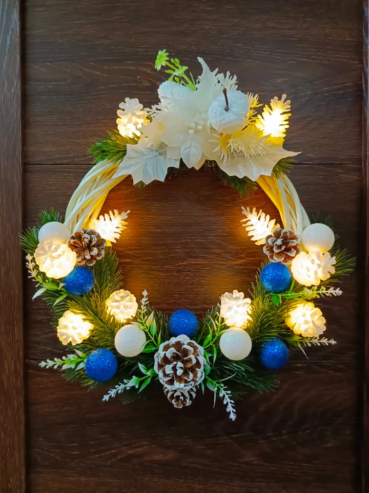 Handmade Christmas wreath