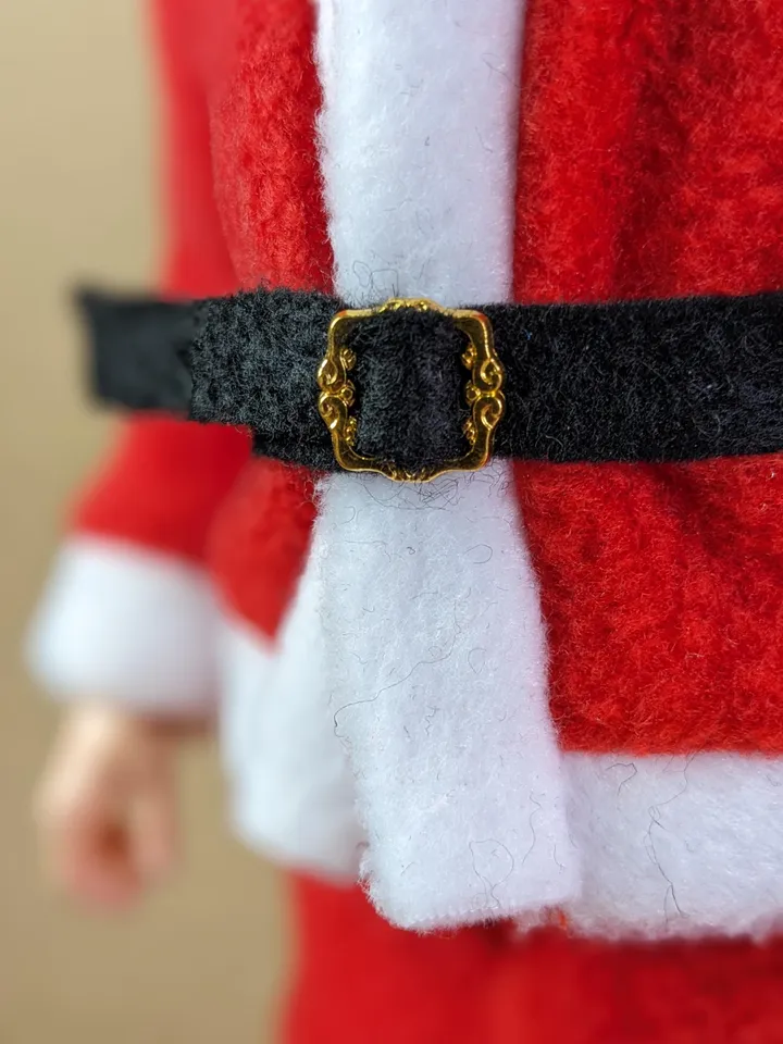 Cosplay Christmas Santa Claus costume for 12 inch fashion male dolls