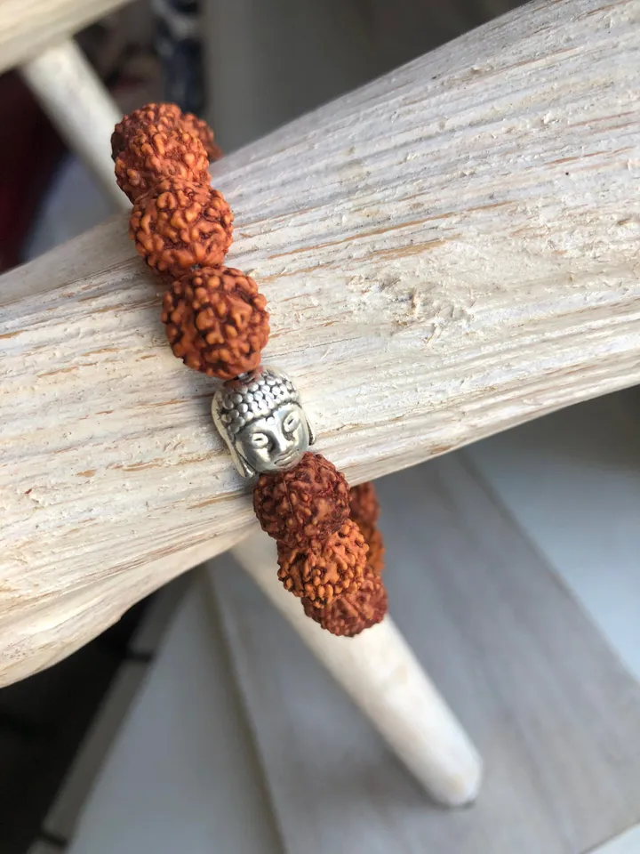 Genuine Rudraksha Seed bracelet | Bali Jewerly | Buddha Bead Bracelet | Sacred Jewerly | Healing Bracelet | Gift for Her | Aromatherapy