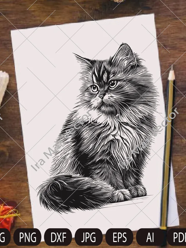 Cat Svg, cute kitten svg, kitten sitting, cute cat face svg, cat faces svg, face svg, cat svg bundle, cat image, kitten svg cut, dxf
