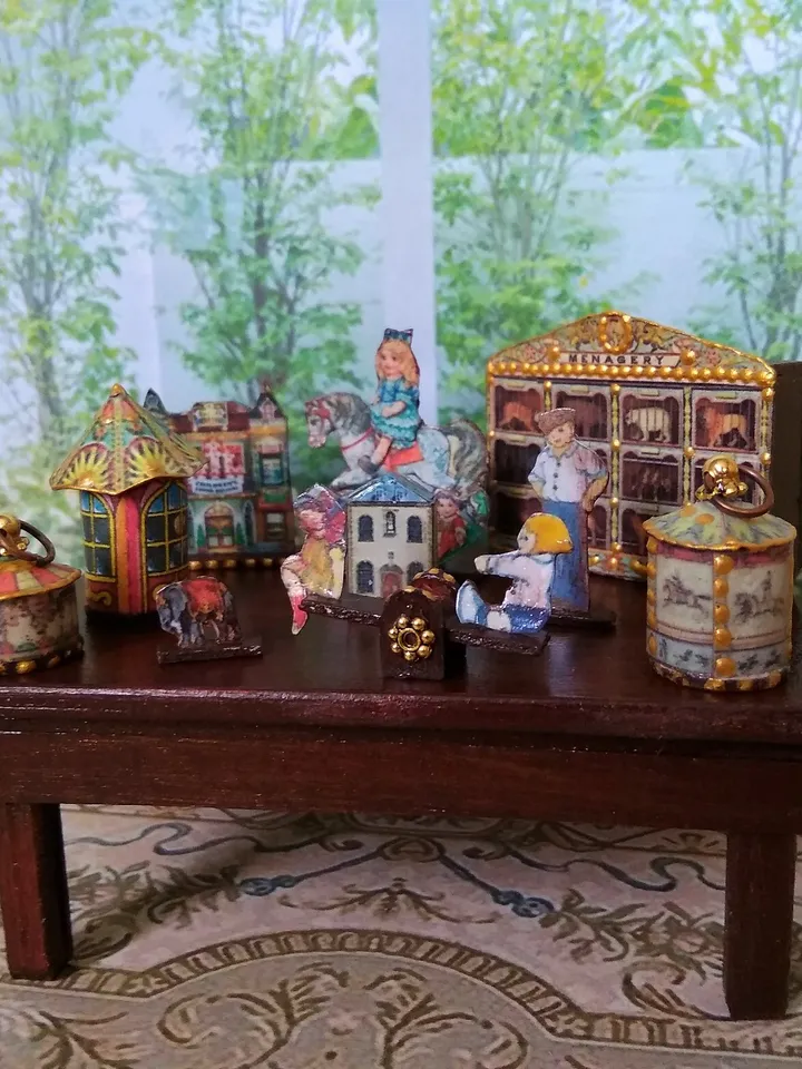 Set of little things for a dollhouse. Dollhouse miniature.1:12 scale.