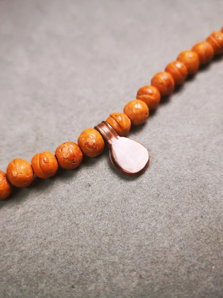 Gandhanra Handmade Tibetan Buddhist Mala Counter Clip,Bum Counter Clip for Prayer Beads,Mala Accessories