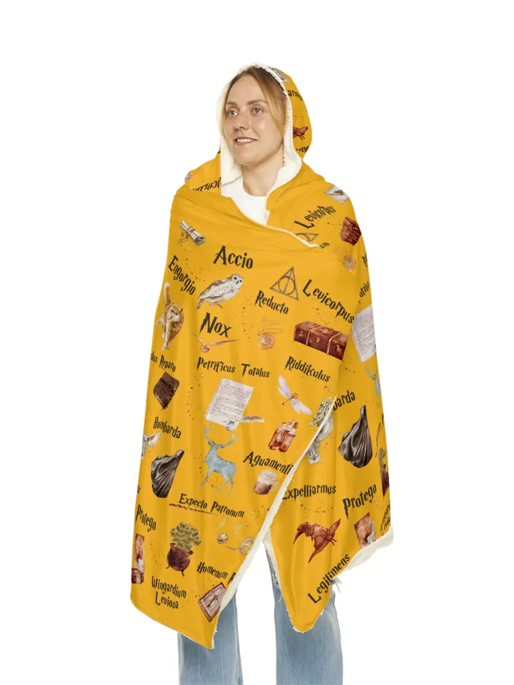 Wizarding World Snuggle Blanket ; Magic School Snuggle Blanket Owl Key Magic World Custom Wizard Snuggle Blanket Gift Baby Magic WBB12