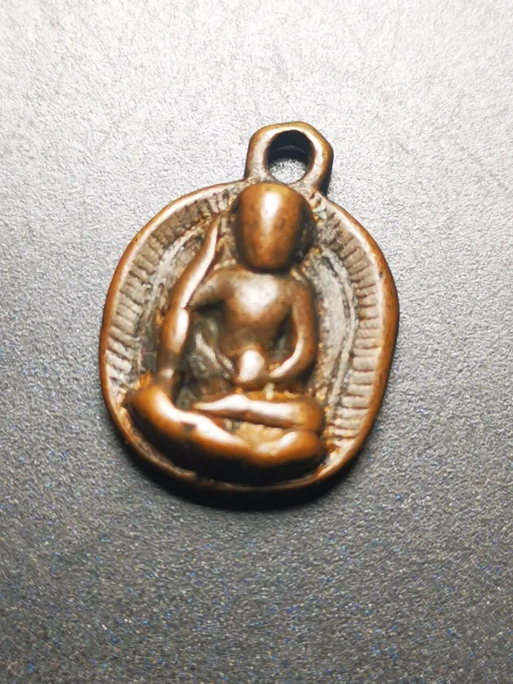 Gandhanra Handmade Amulet,Jetsun Milarepa Pendant, Mala Pendant, Prayer Beads Accessories,Made of Cold Iron