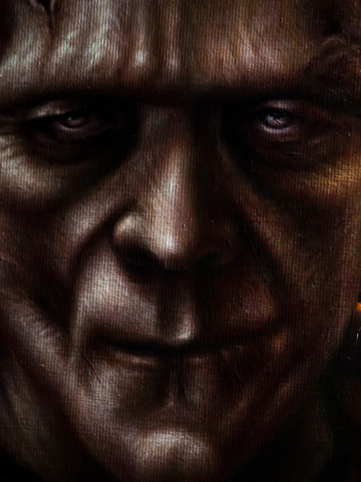 Oil painting Frankenstein