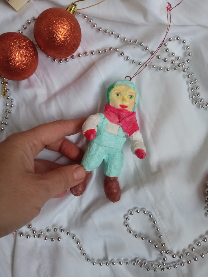 Charming Cotton Toy Boy - Festive Ornament for Tree or Room Decor
Handmade. Christmas tree toy
Xmas gifts