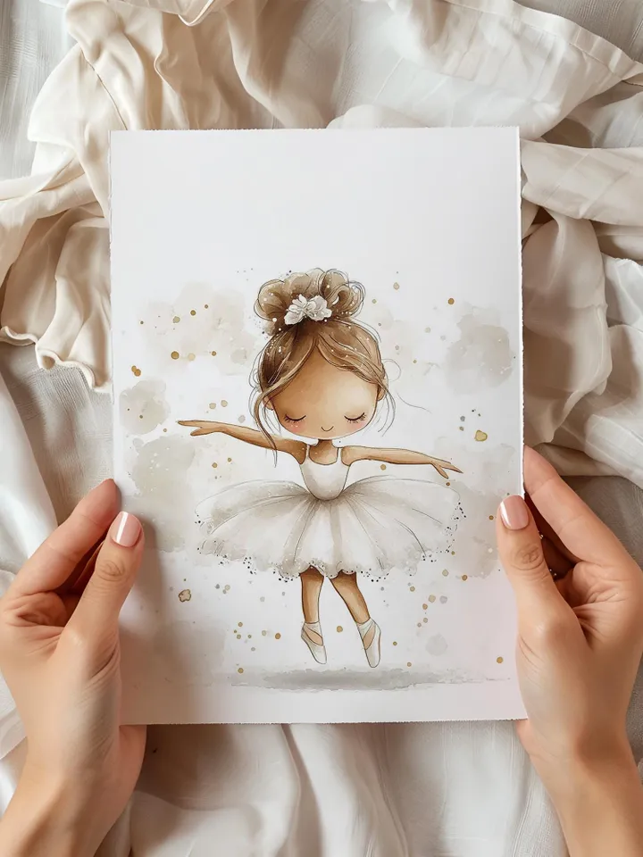 Nutcracker Nursery print, nursery decor printable wall art; kids room watercolor art; 20 images included; digital download