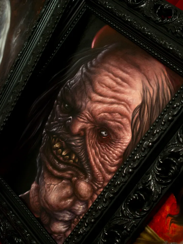 Oil painting Resident Evil Salvatore Moreau