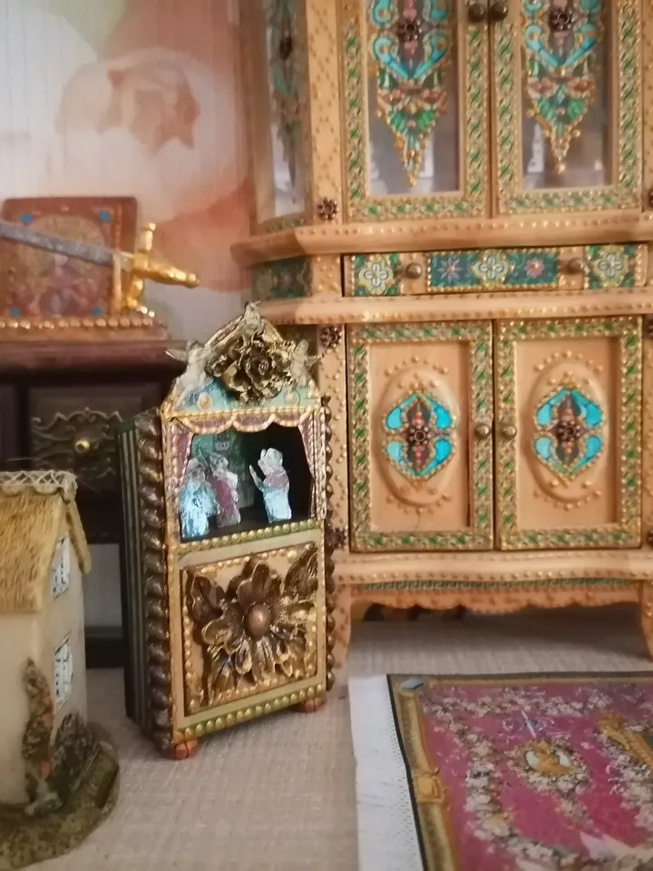 Puppet show. Ancient theater.1:12 scale.