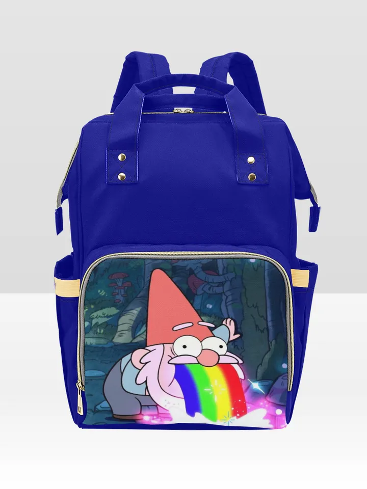 Gravity Falls Gnome Diaper Bag Backpack
