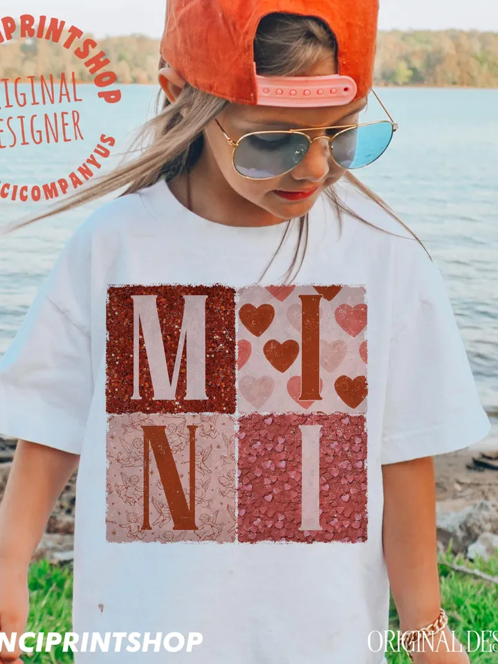 Retro Boho Mini Valentine png, Retro Valentine png, Kids Valentine png, Toddler valentine png, Girl Sublimation, Mini png, Valentines png