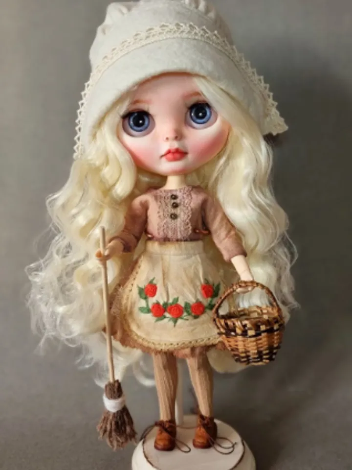 Blythe Doll Custom Cinderella OOAK TBL Long Hair Princess Doll Gift for Girl