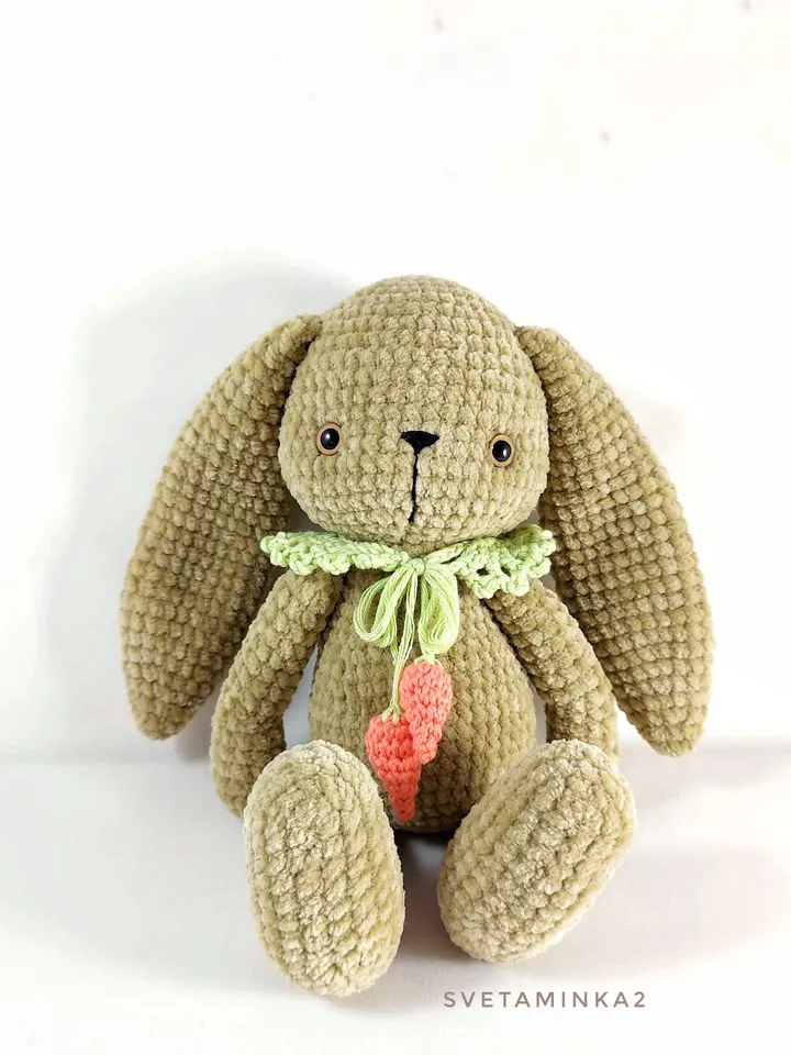 Crochet Plush Pattern. Crochet Bunny Pattern. Crochet Teddy Bear Pattern. Amigurumi. Digital Download. PDF.