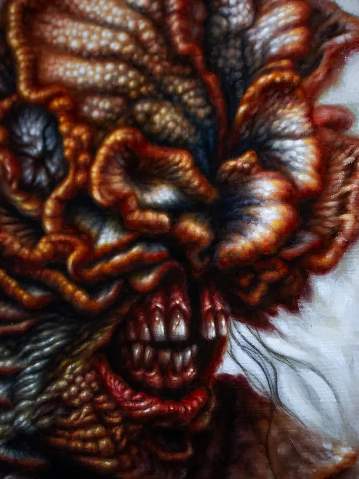 Original oil painting Clicker The last of Us