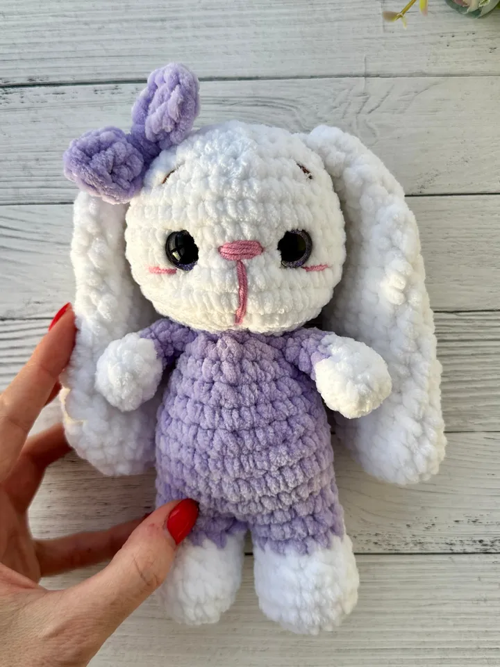 Bunny and kitty CROCHET PATTERN, Amigurumi easter plushie animals pattern, English pattern pdf, easter gift