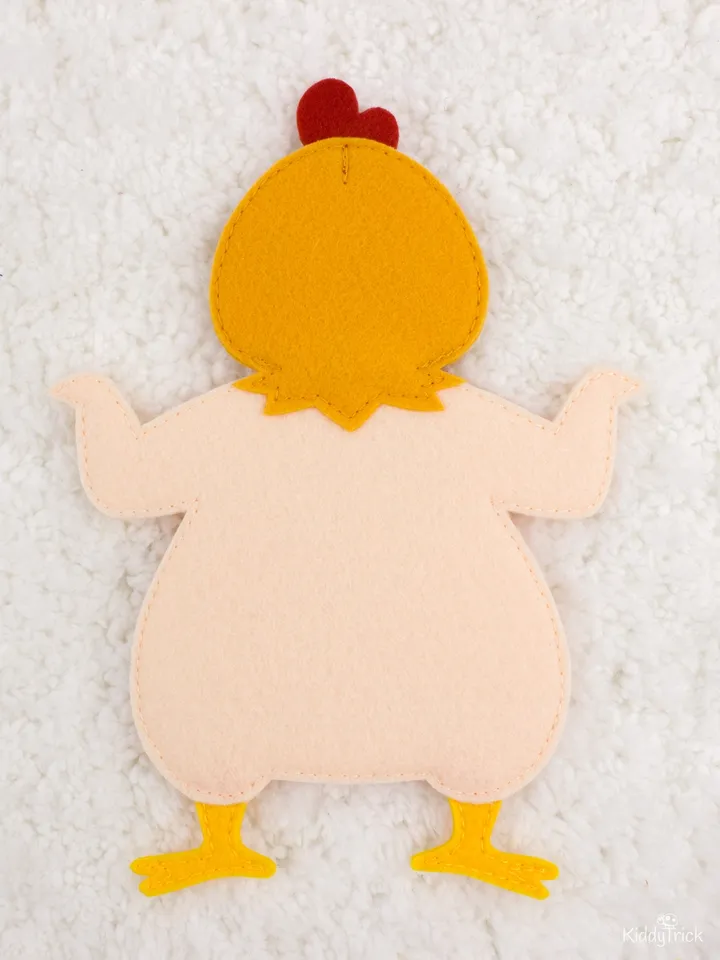 Felt Chickens Sewing Pattern - Dress Up toy