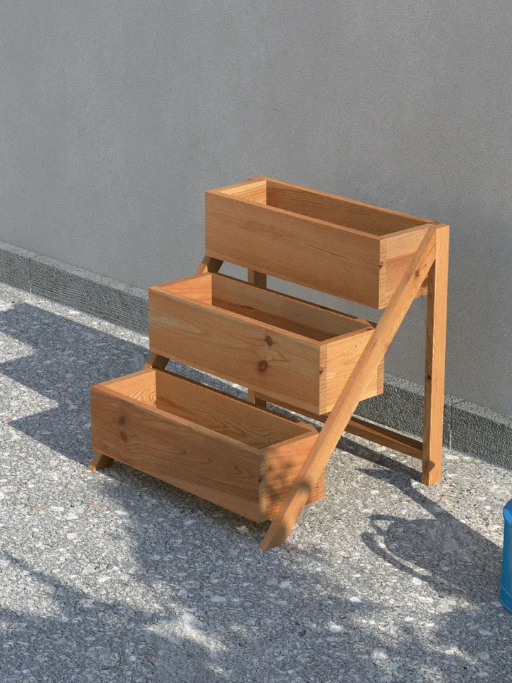 Tiered Planter Plans, PDF, DIY