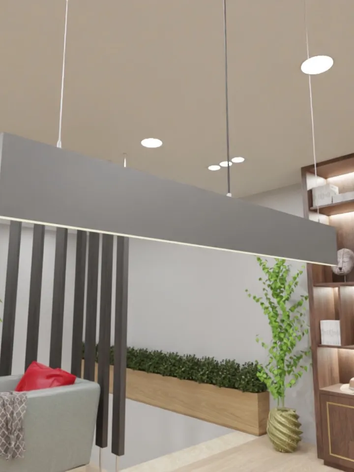 LED pendant light, minimalist chandelier, hanging lamp