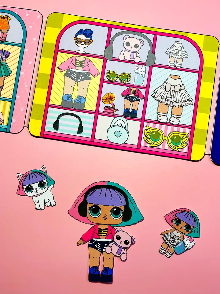 Lol paper dolls with clothes to cut out