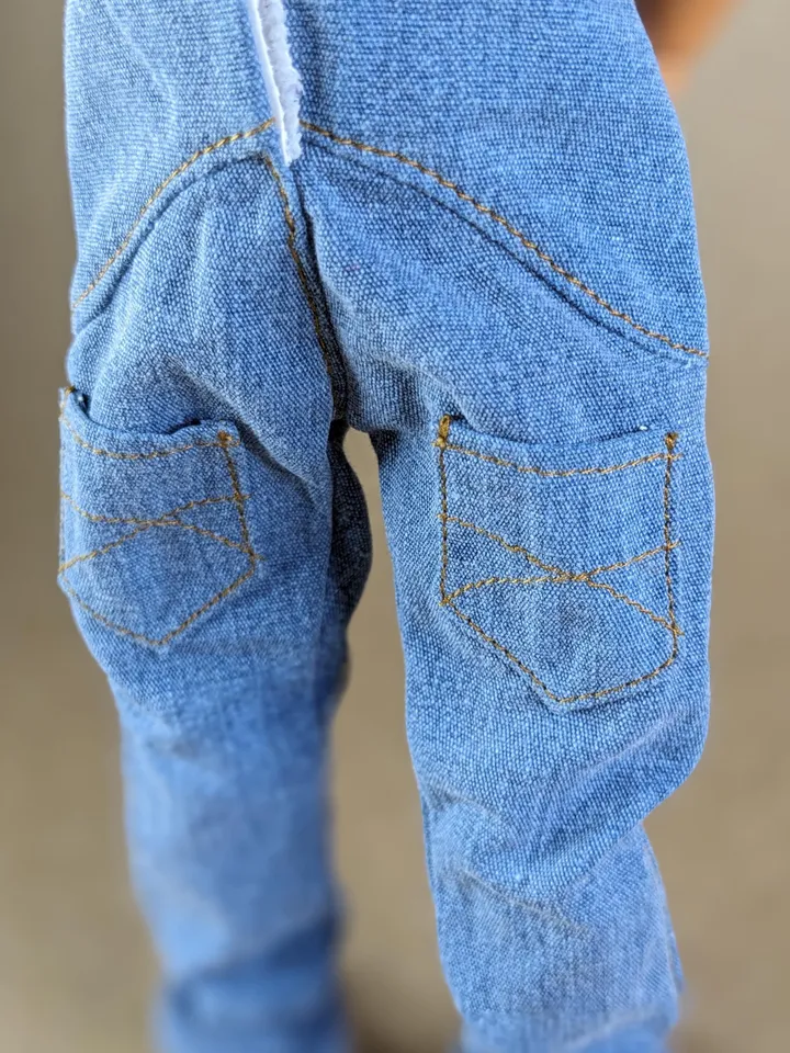Hip-hop jeans for 12-inch fashion male doll