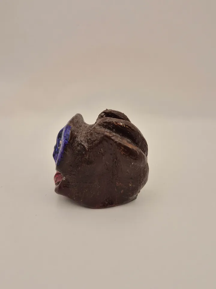 Head made of polymer clay "Fears"