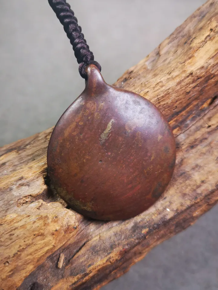 Gandhanra Antique Tibetan Buddhist Protective Amulet Pendant,SIPAHO(srid pa ho),Om Mani Padme Hum,70 Years Old