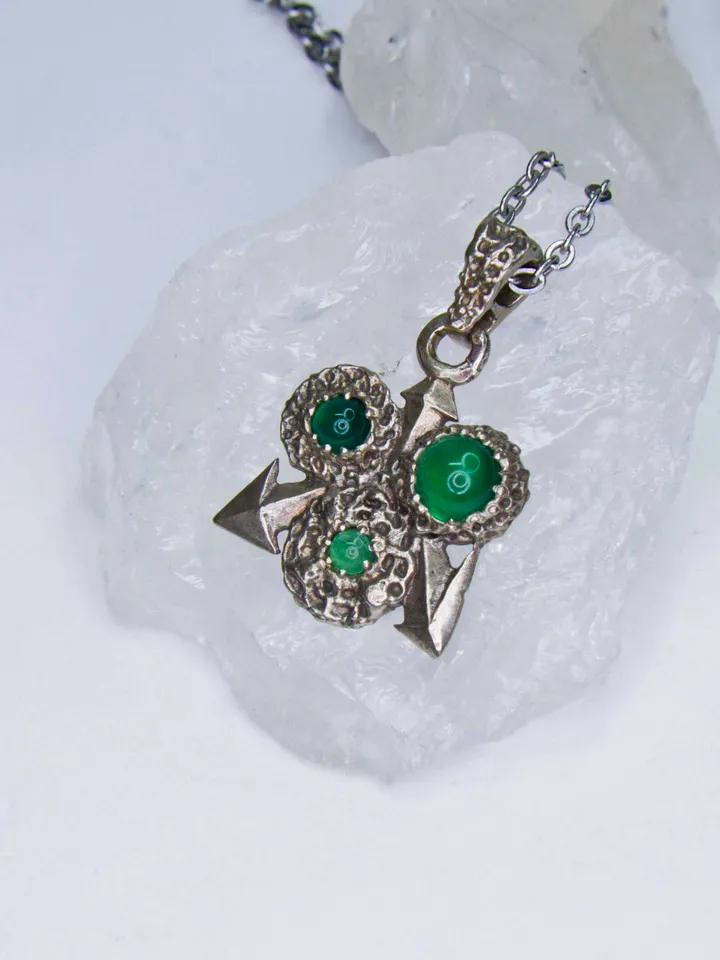 Handmade Pendant Symbol (German Silver CuNiZn)