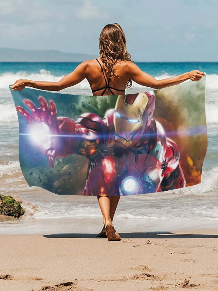 Iron Man Beach Towel