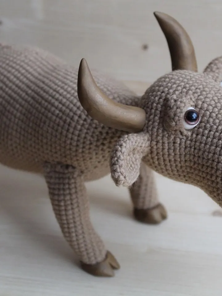 Crochet pattern Bull (Ox) - digital pattern PDF