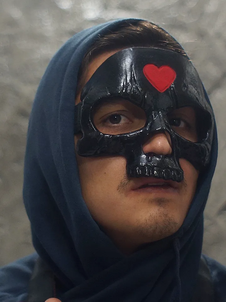 Skull mask with Heart Call Of Duty Modern Warfare Ghost Skull Mask Ghost mask