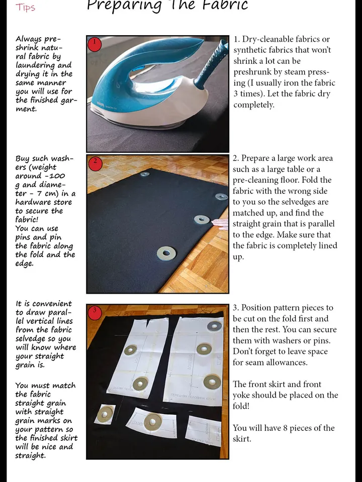Elizabeth Bioshock Skirt Sewing Pattern
