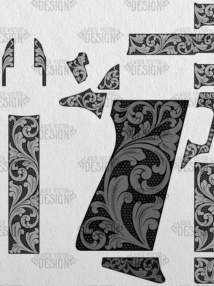 VECTOR DESIGN Walther PPK S Classic Scrollwork