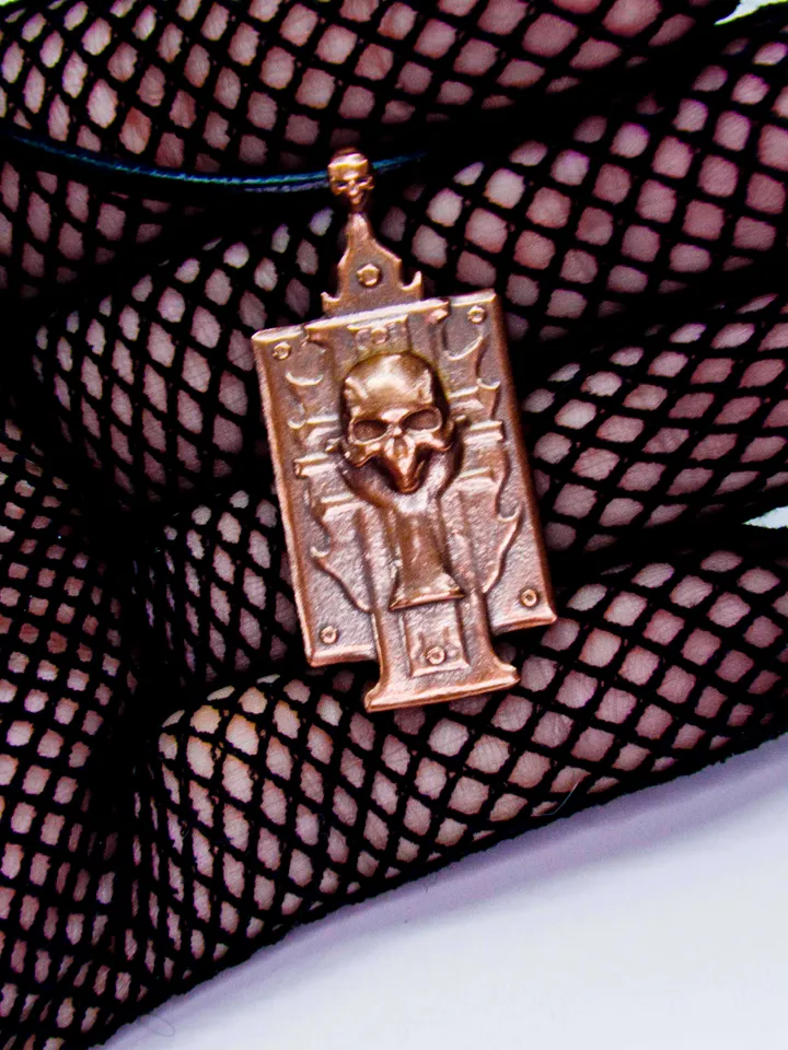 Pure Copper Ordo Hereticus Pendant of the Warhammer 40K Universe