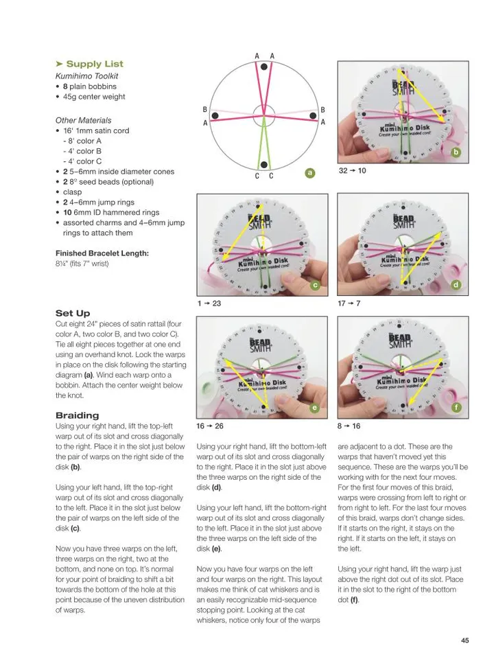 Kumihimo Jewelry Simplified Learn to Braid with a Kumihimo Disk