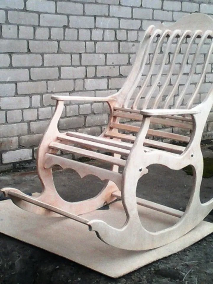 Digital Template Cnc Router Files Rocking Chair Cnc for Wood Laser Cut Pattern