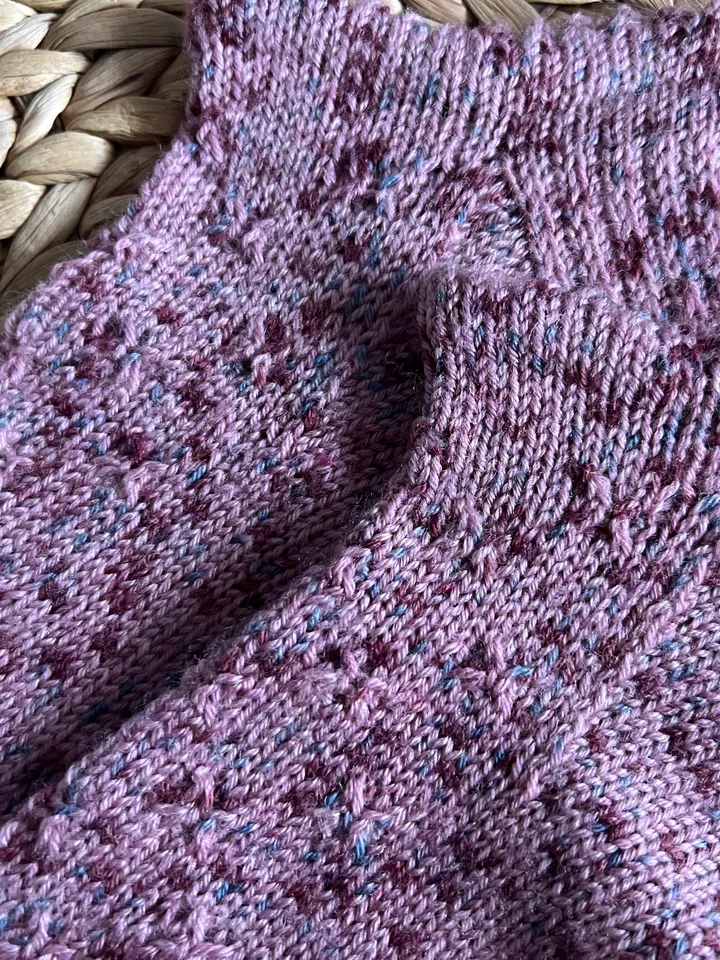 Handmade knitted womens socks/ Warm knitted accessory
