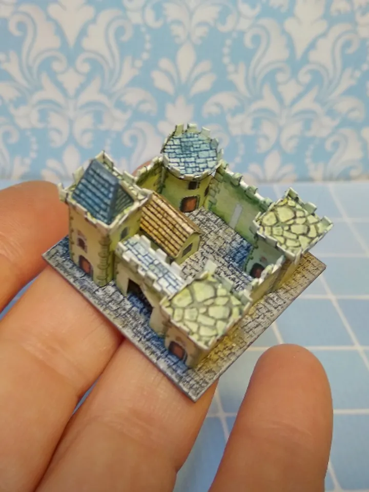 Fortress for a dollhouse.1:12 scale.