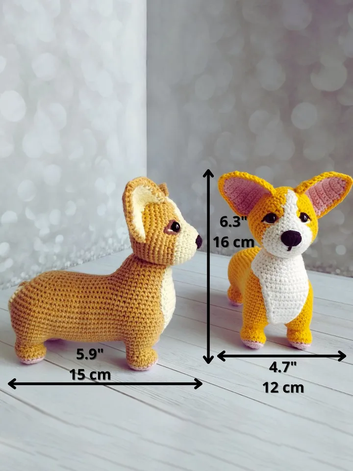 Adorable Corgi Dog Crochet Pattern – Step-by-Step Amigurumi Tutorial