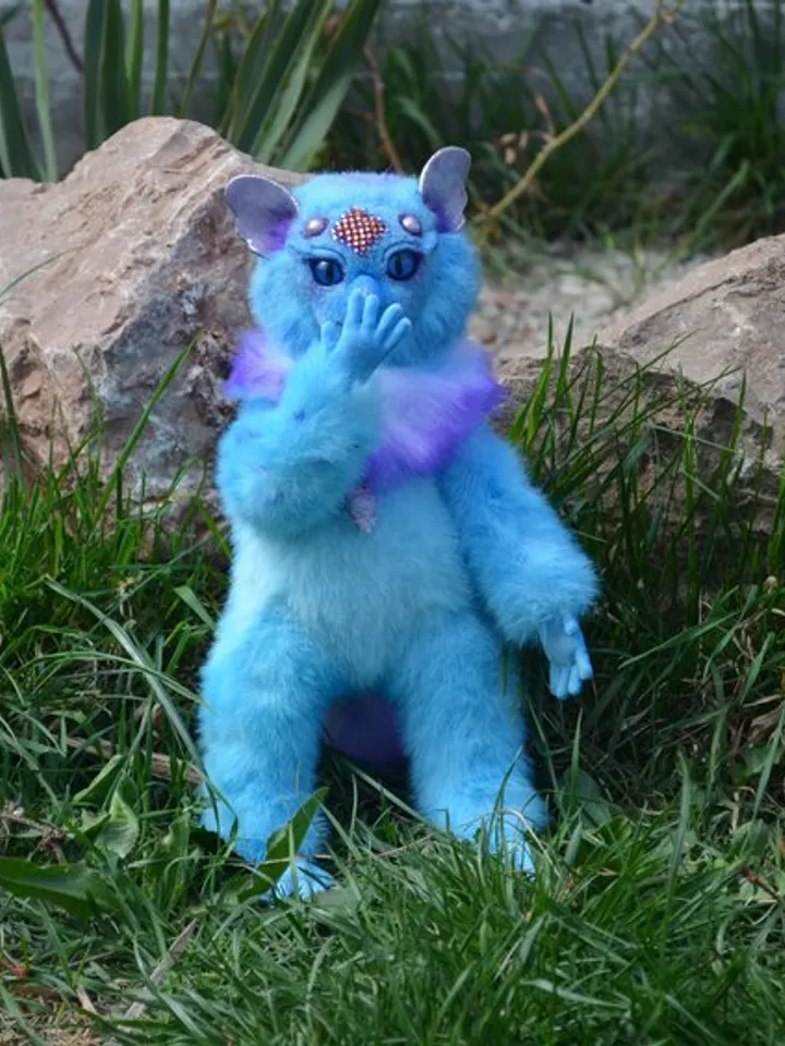 Blue monster.