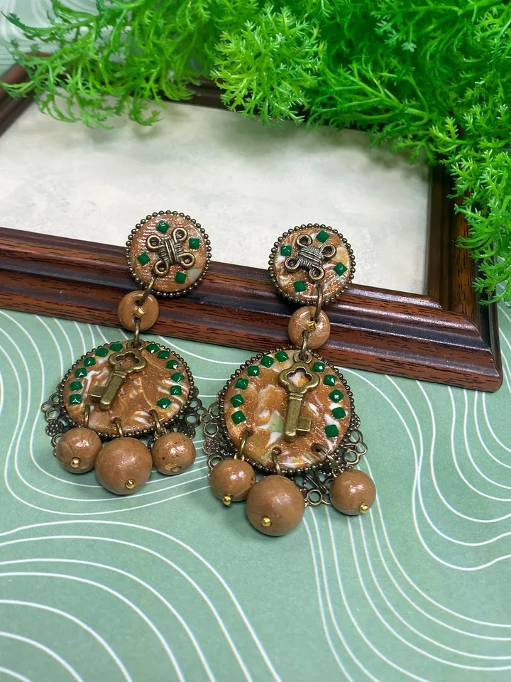 Handmade earrings. Handmade jewelry.