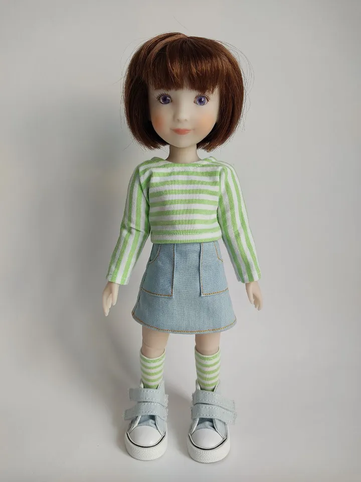 PDF sewing pattern for Siblies dolls.