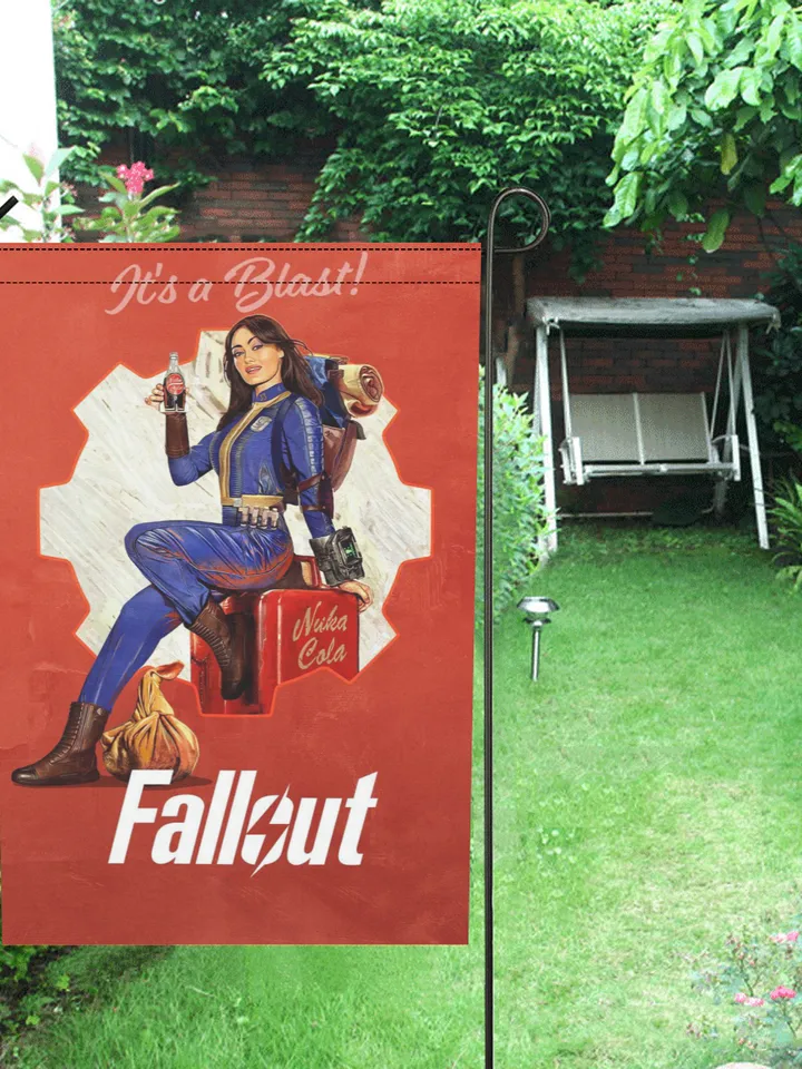 Fallout Nuka Cola Lucy Garden Flag
